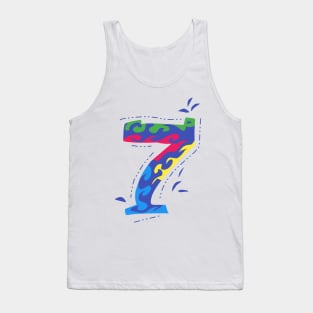 Number 7 Tank Top